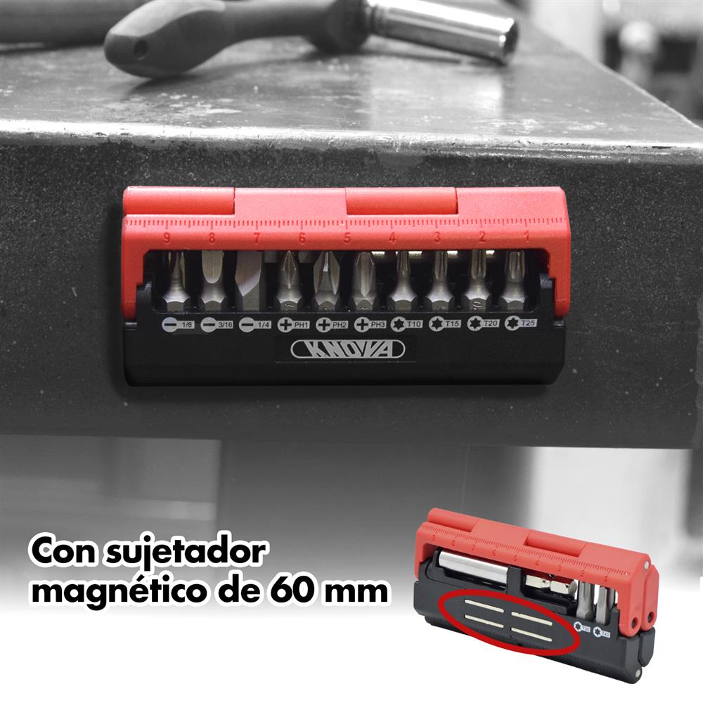 Jgo. de puntas combinadas 13 pzas | Knova